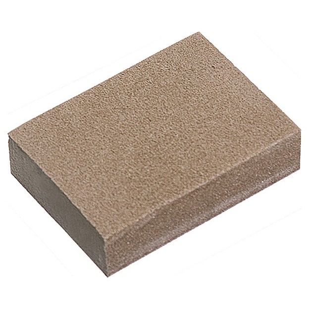 Губка для шлифования, 125 х 100 х 10 мм, мягкая, 3 шт, P 60/80, P 60/100, P 80/120 Matrix (75715)