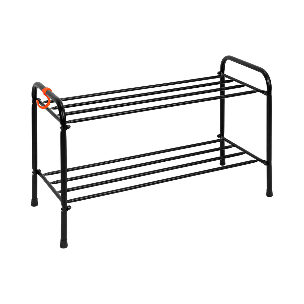 Подставка для обуви "альфа 22" 2 полки (650*300*400 мм) черный (1) пдоа22 ч