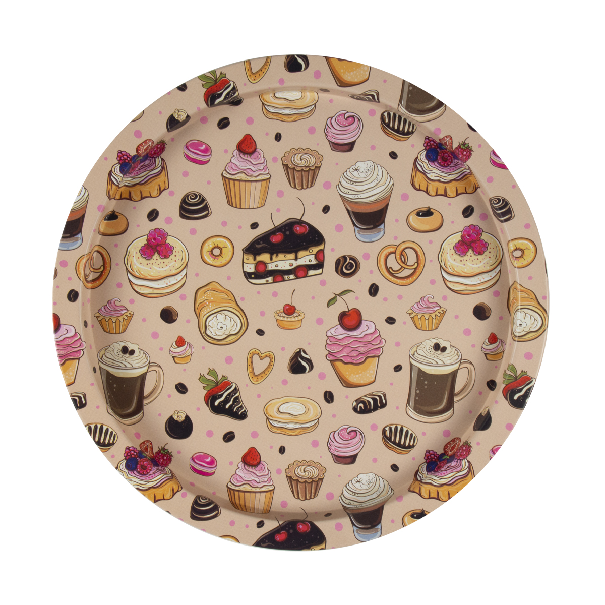 Поднос сервировочный "сладости" d=27,7 см (1/20)