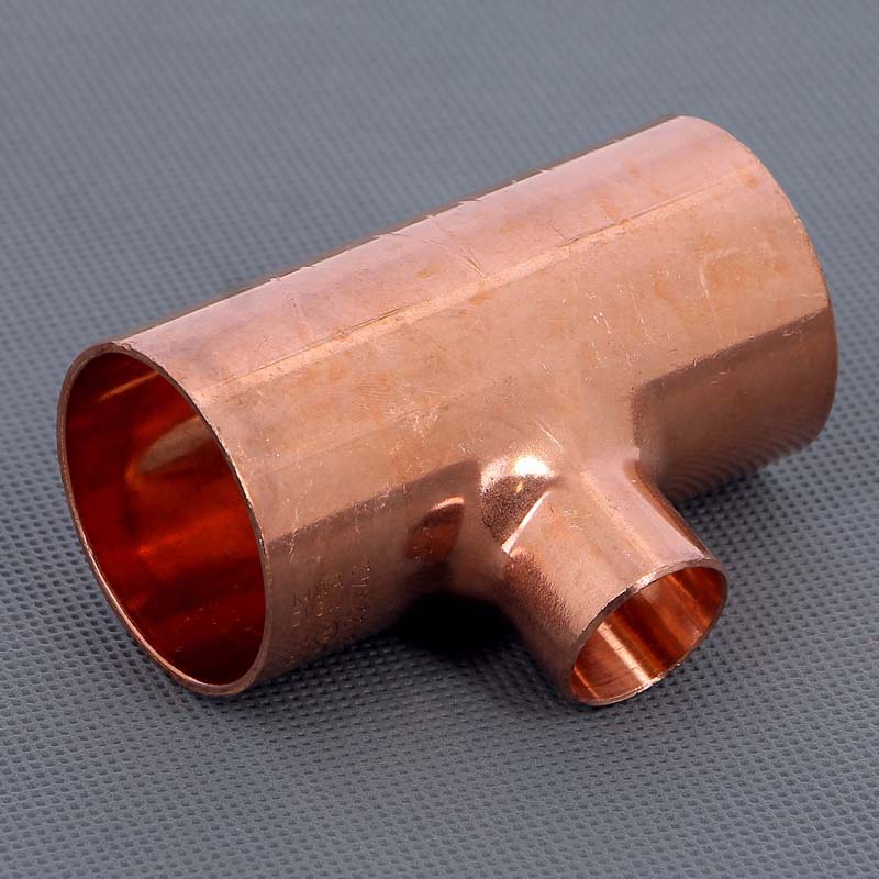 Тройник переходной под пайку 42 х 22 х 42 мм VIEGA медный