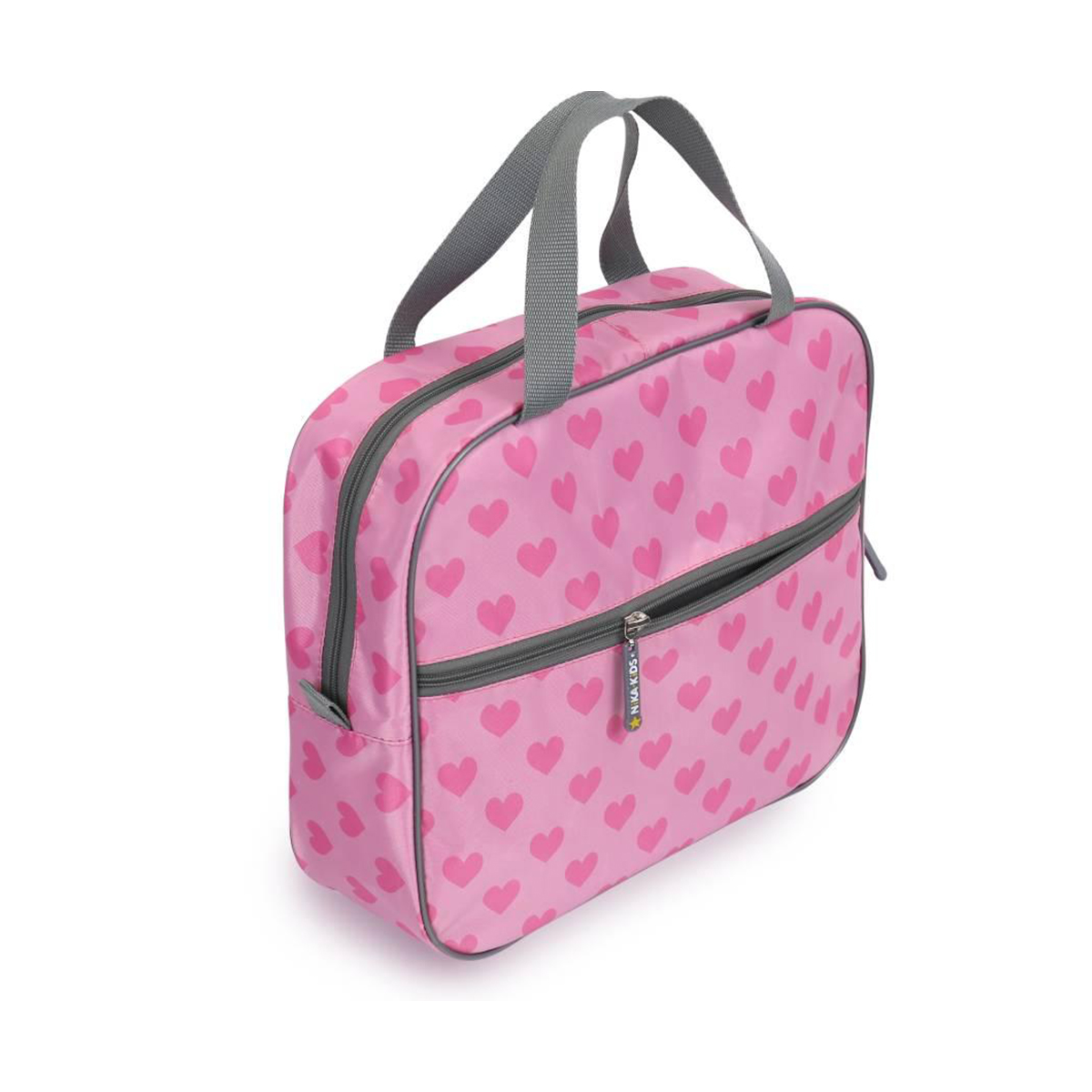 Сумка-папка сп1/2 (сердечки на розовом) 34 х 10 х 30 см (1/20) "ника"