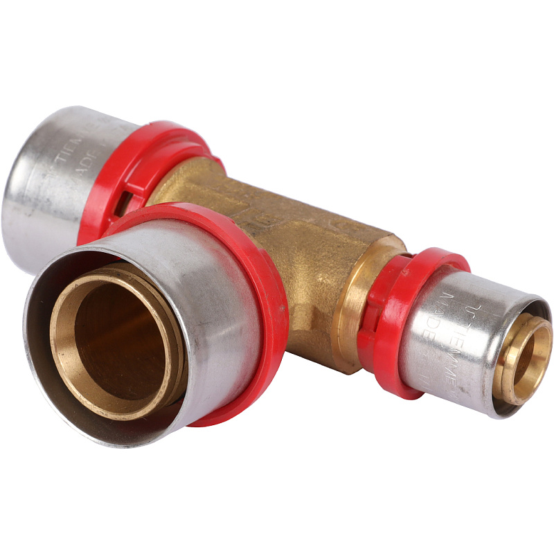 Тройник редукция 32 x 32 x 20 под пресс для МП труб TIEMME