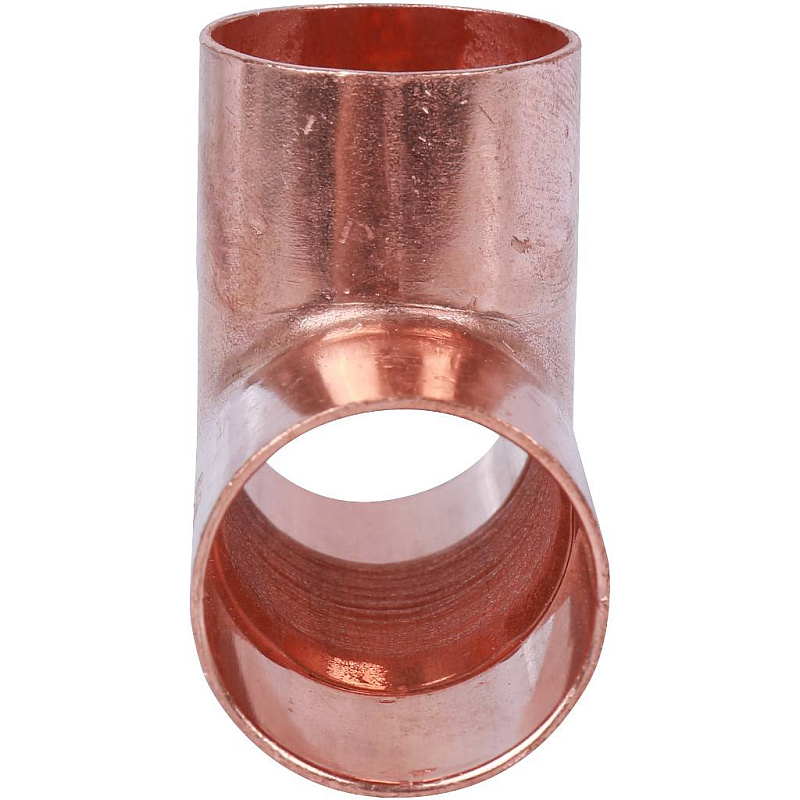 Тройник 28 мм медный равнопроходной под пайку SANHA 1513028