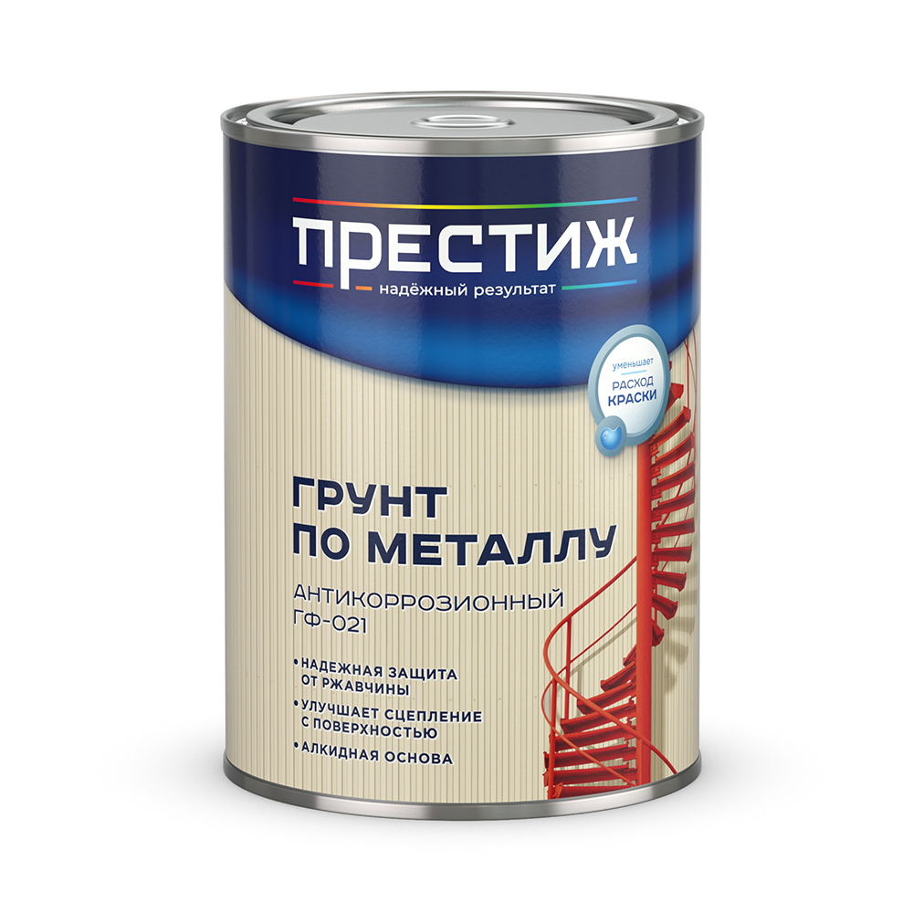 Грунт гф-021 красно-коричневый  0,9 кг (1/14) "престиж"