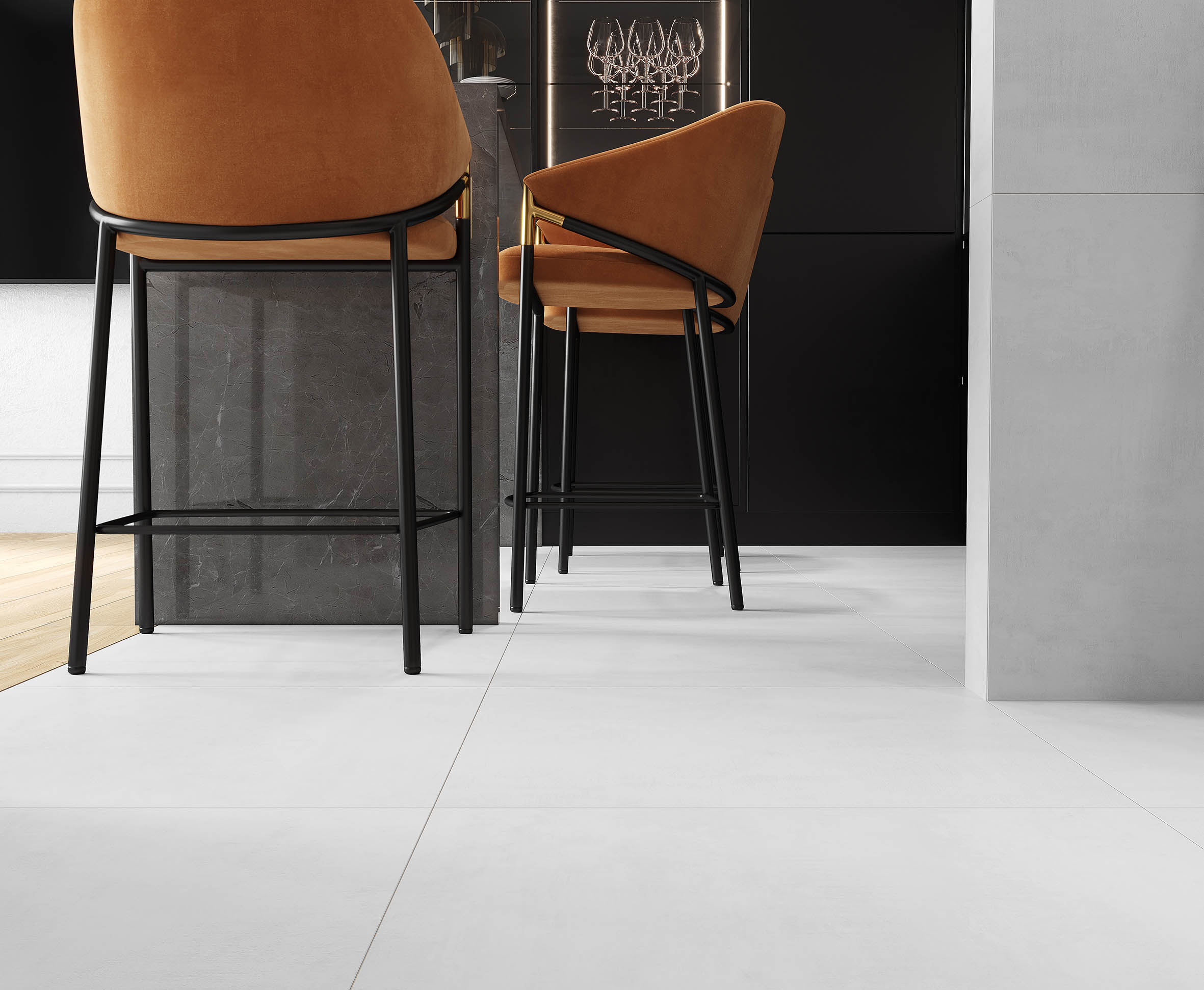 Flagman керамогранит серый 59,70x119,70