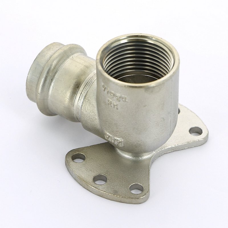 Водорозетка пресс 28х1' нержавеющая сталь Sanpress Inox VIEGA