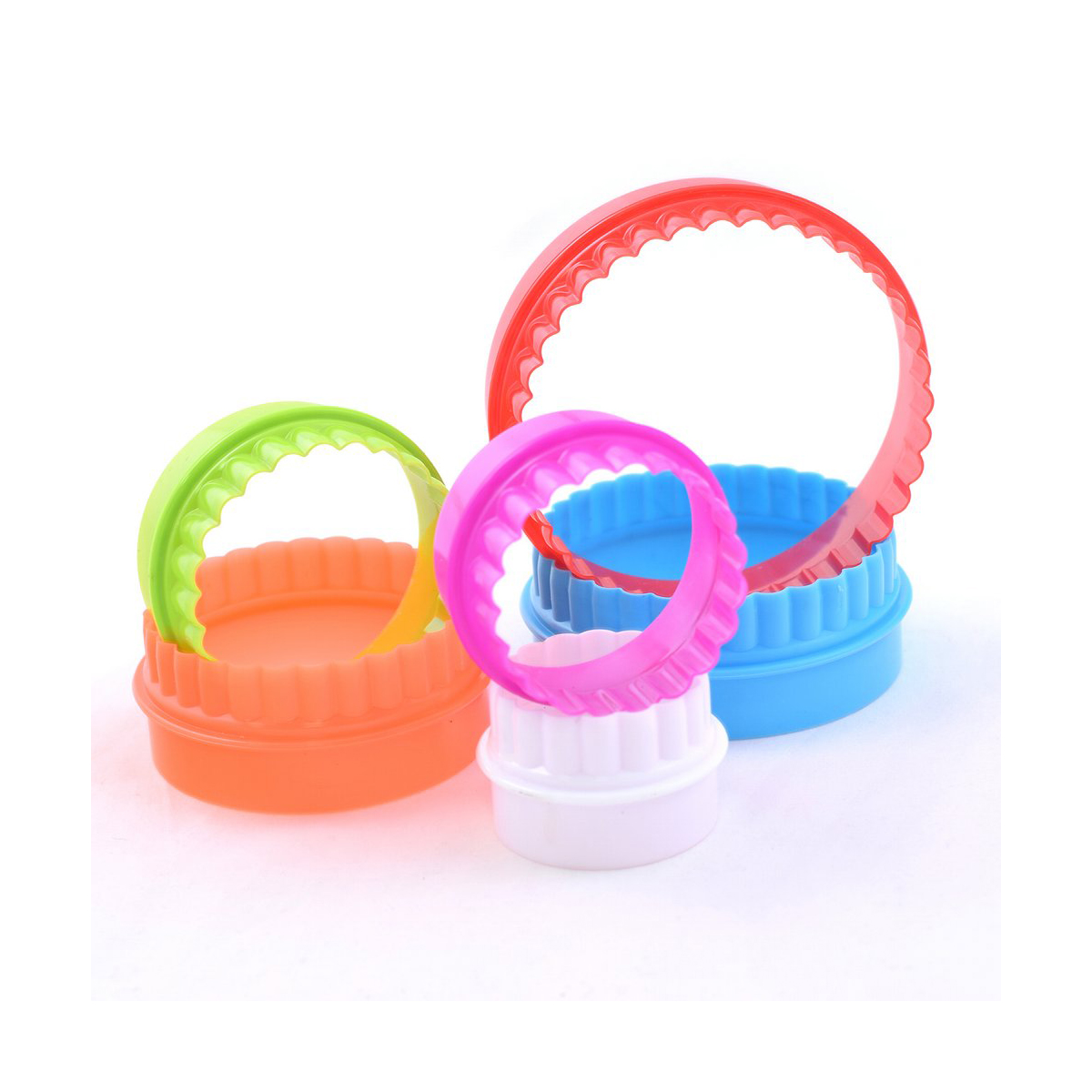 Формы кулинарные пласт. "круг" набор 6 шт. (1/12/120) "мультидом" ms8-84