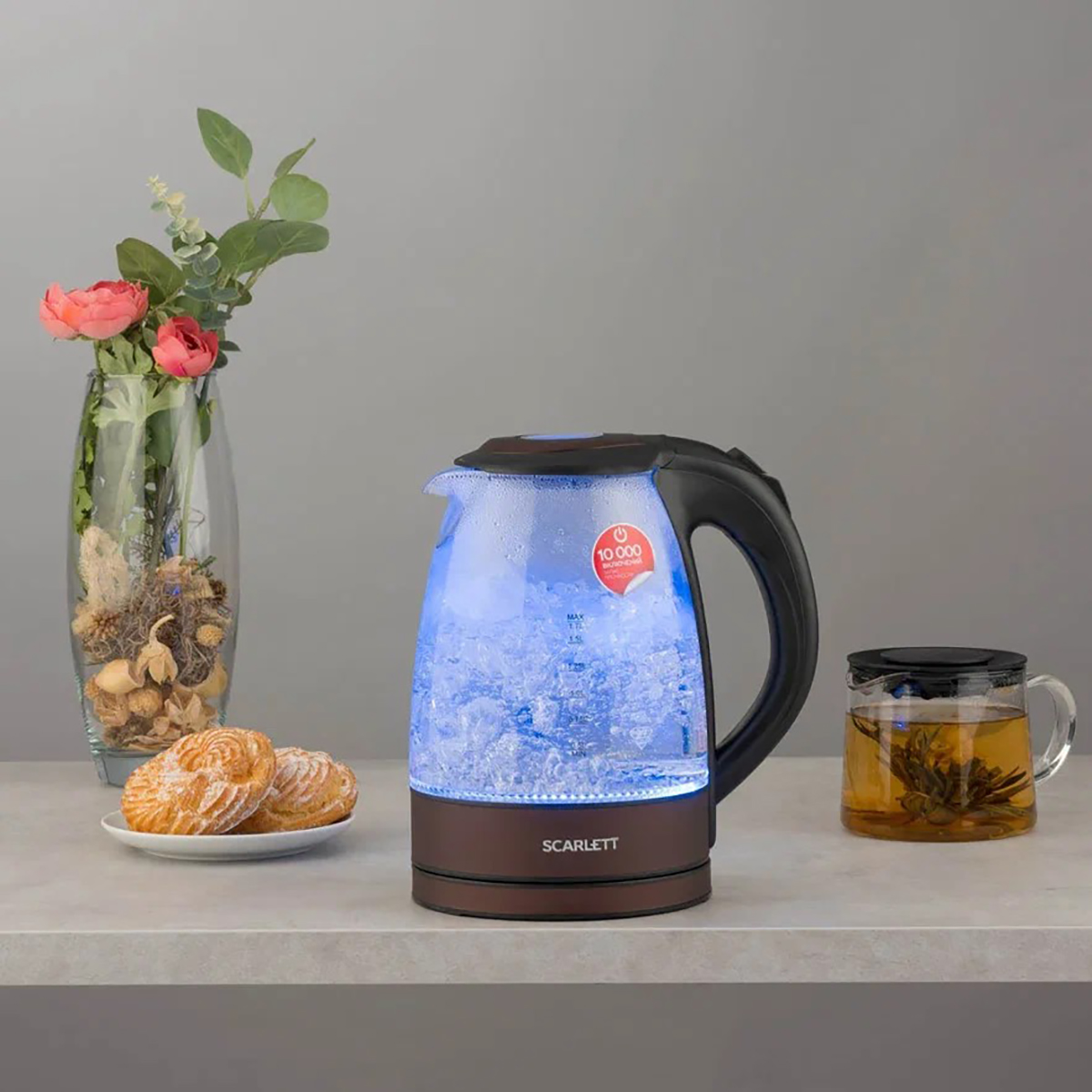 Чайник электр. sc-ek27g91 1,7 л стекло (1/6) "scarlett"