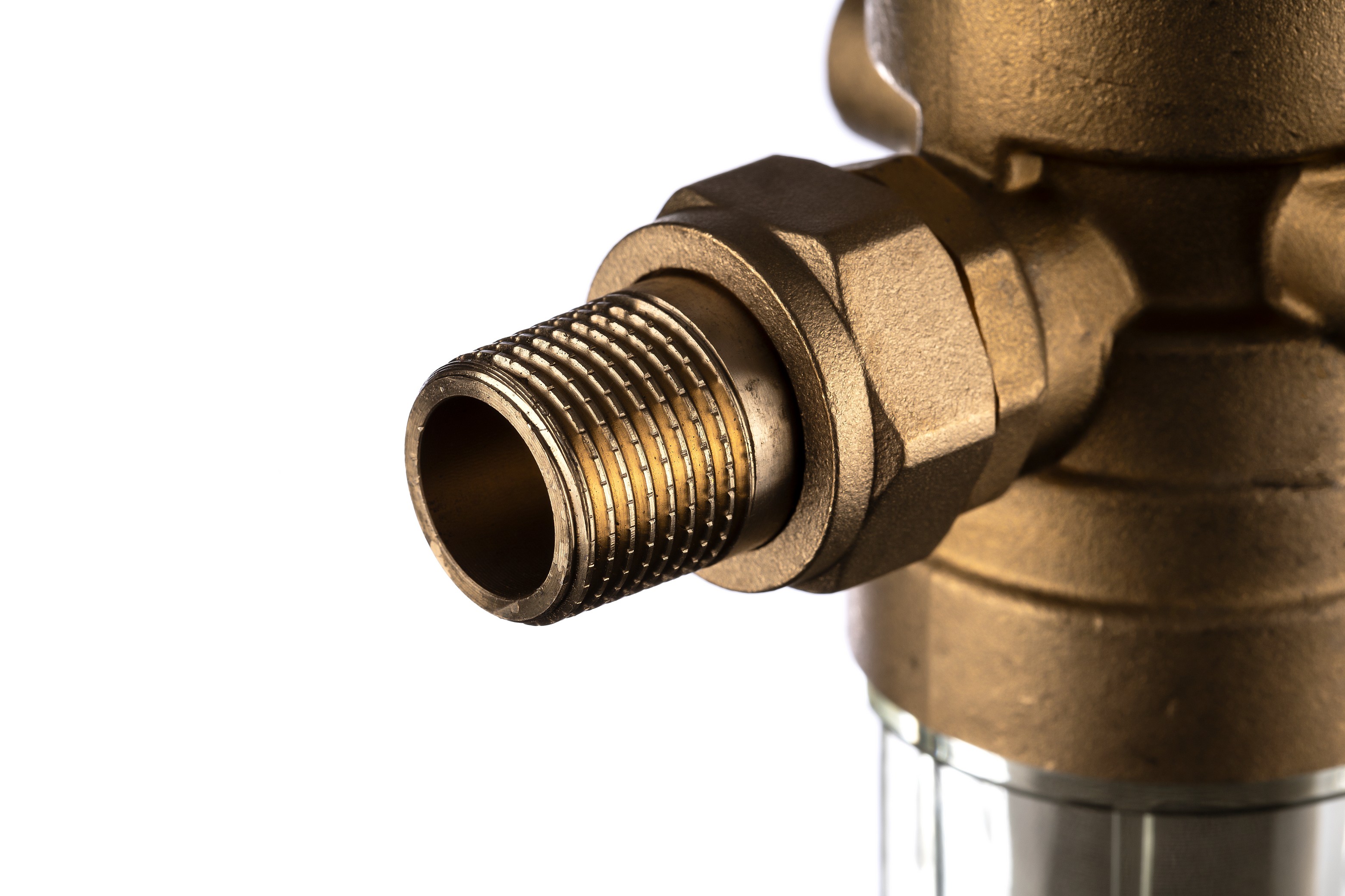 Фильтр магистральный для тонкой очистки 1/2", промывной, Гейзер Бастион, для ХВС с редуктором