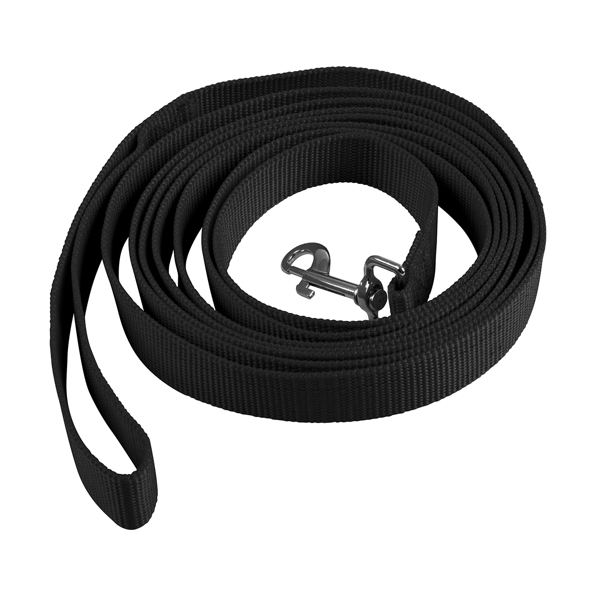 Поводок для собак текстильный 5 м х 2,5 см (1/24/96) "рыжий кот"