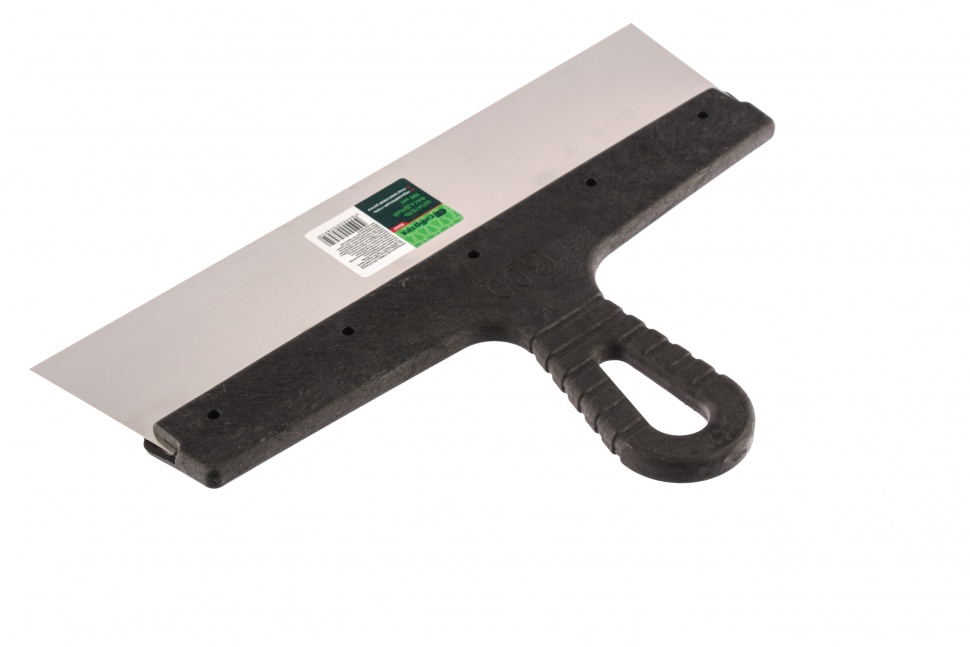 Шпатель фасадный из нержавеющей стали, 300 мм, пластмассовая ручка Сибртех (85442)