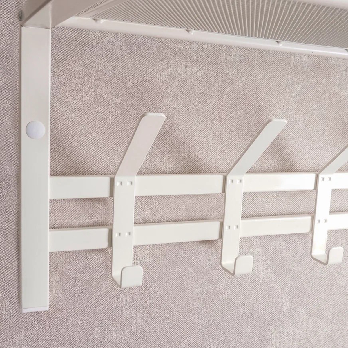 Вешалка настенная с полкой "торонто 21" (5 крючков) 670*270*270 мм белый (1) вспт21 б