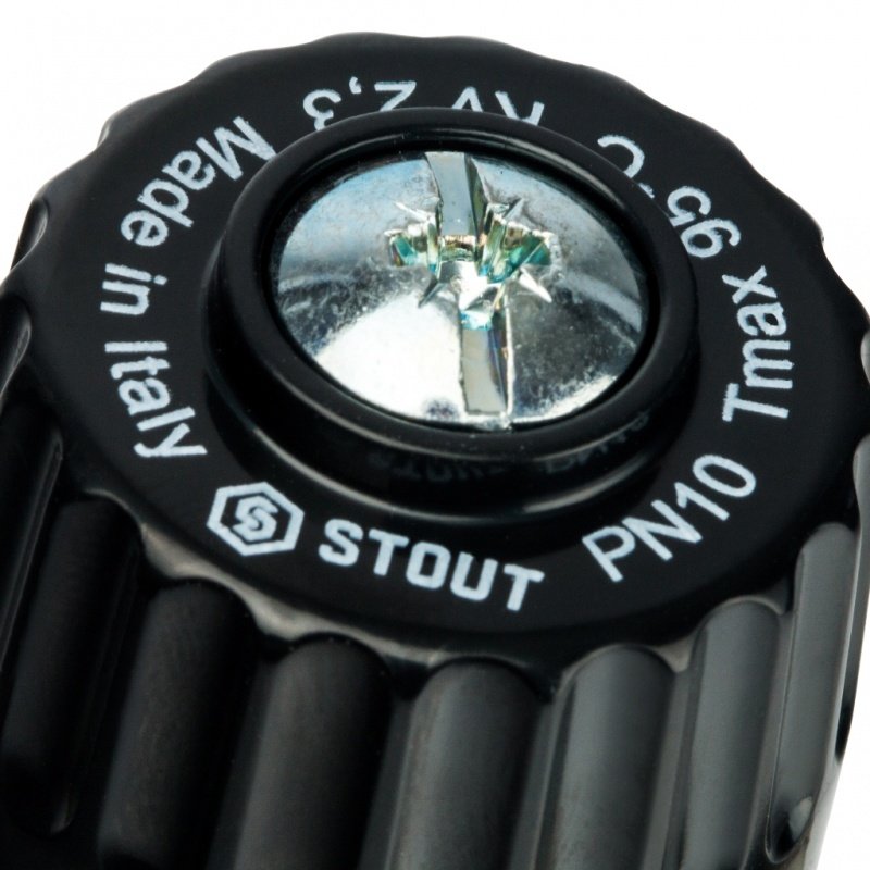 Термостатический смесительный клапан 1" STOUT НР 30-65°С 2,3 KVs