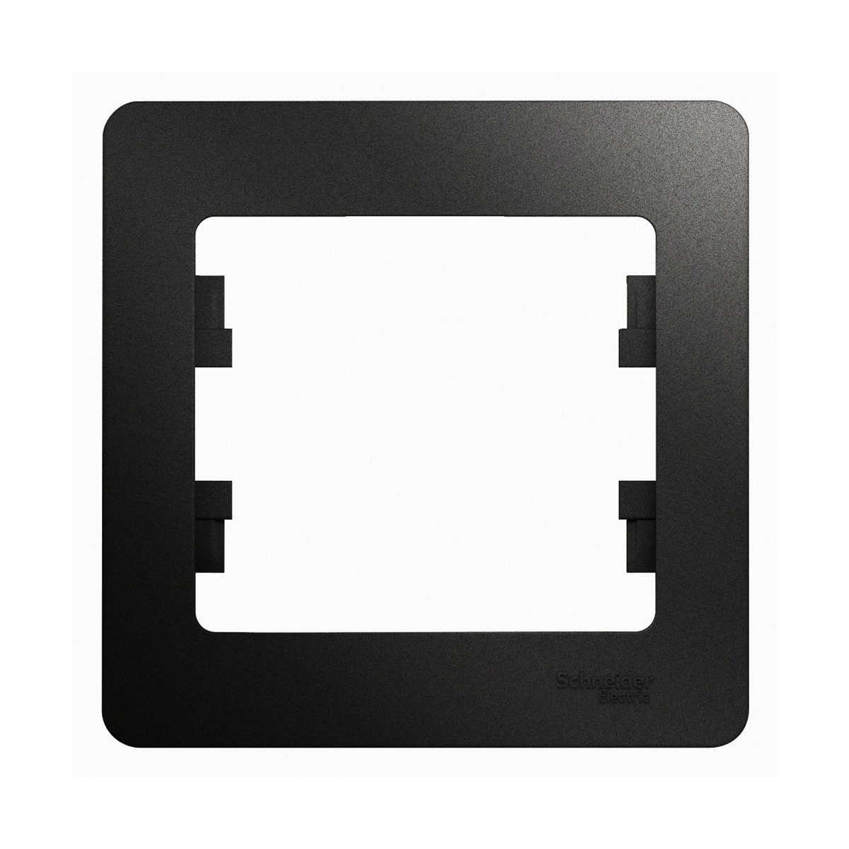 Рамка "glossa" 1 местн. универс., антрацит (1/45/270) "schneider"