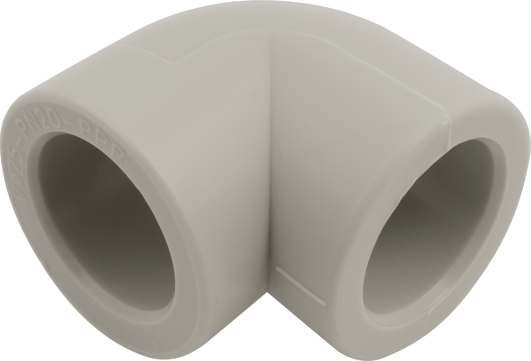 Угол 90° 16 мм полипропилен PP-R под сварку FV-PLAST серый