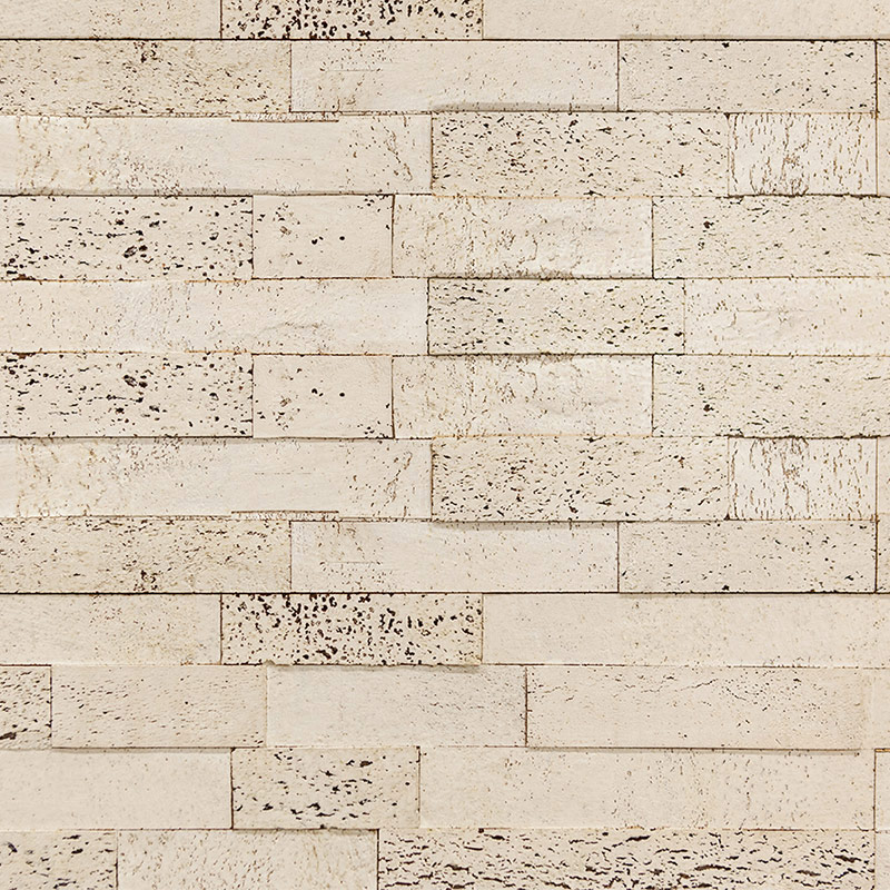 Пробковое настенное покрытие Corkstyle Corkbrick Antico Avorio Бежевый