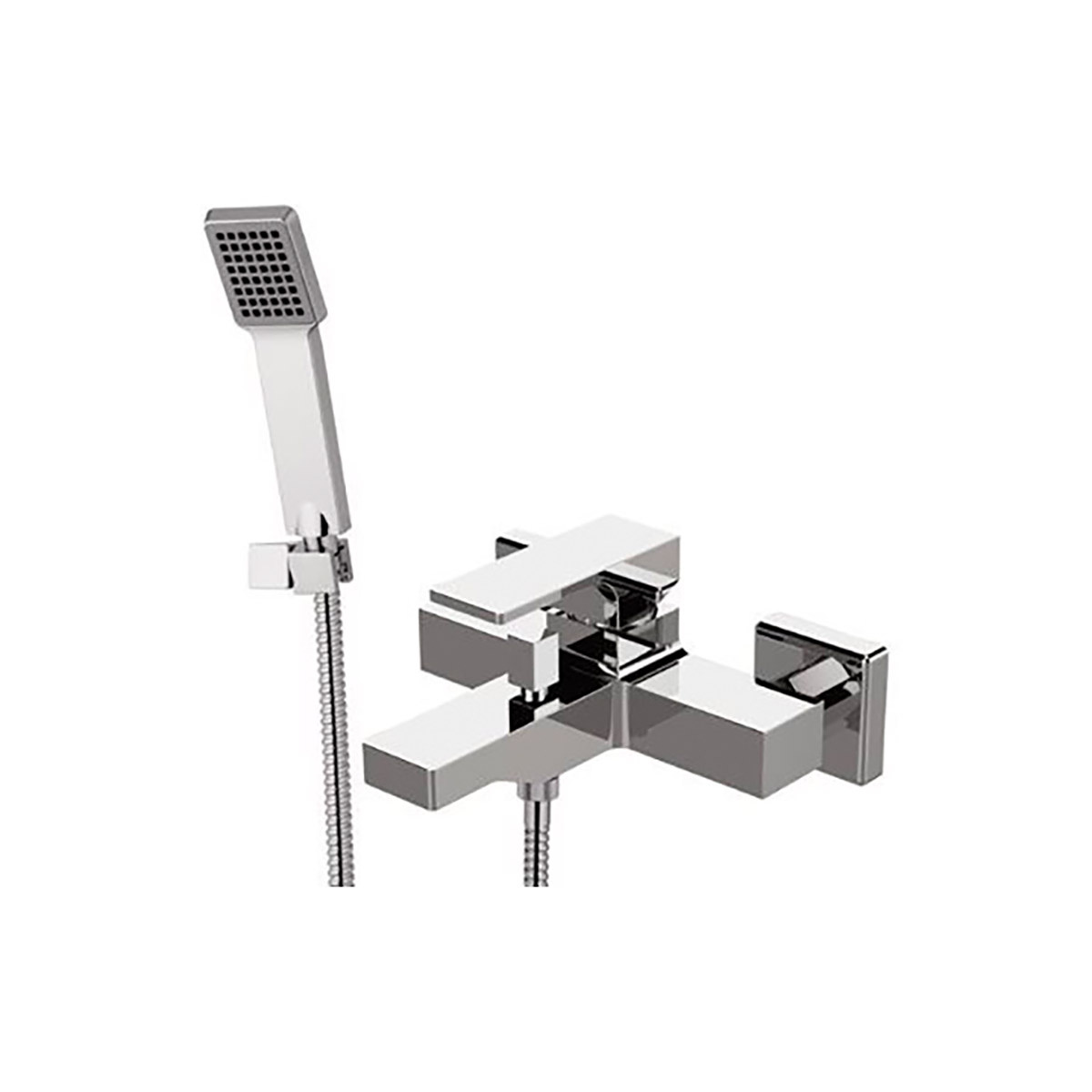 Смеситель для ванн "absolute" au02 (шланг, лейка, кронштейн) (1/3) "remer"