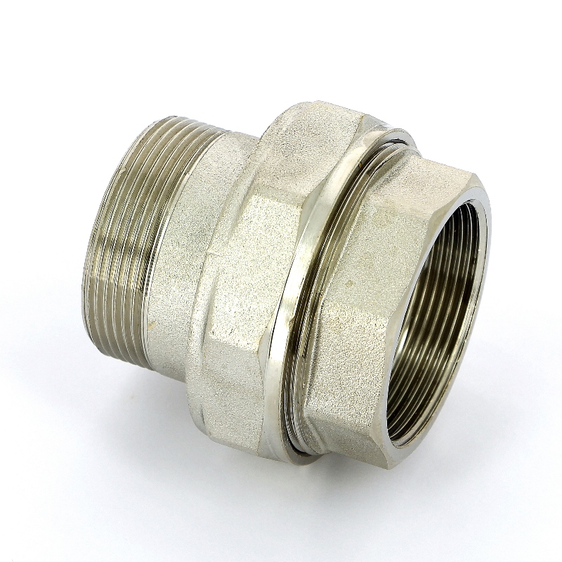 Американка с плоской прокладкой 2" x 2" ВН никель UNI-FITT