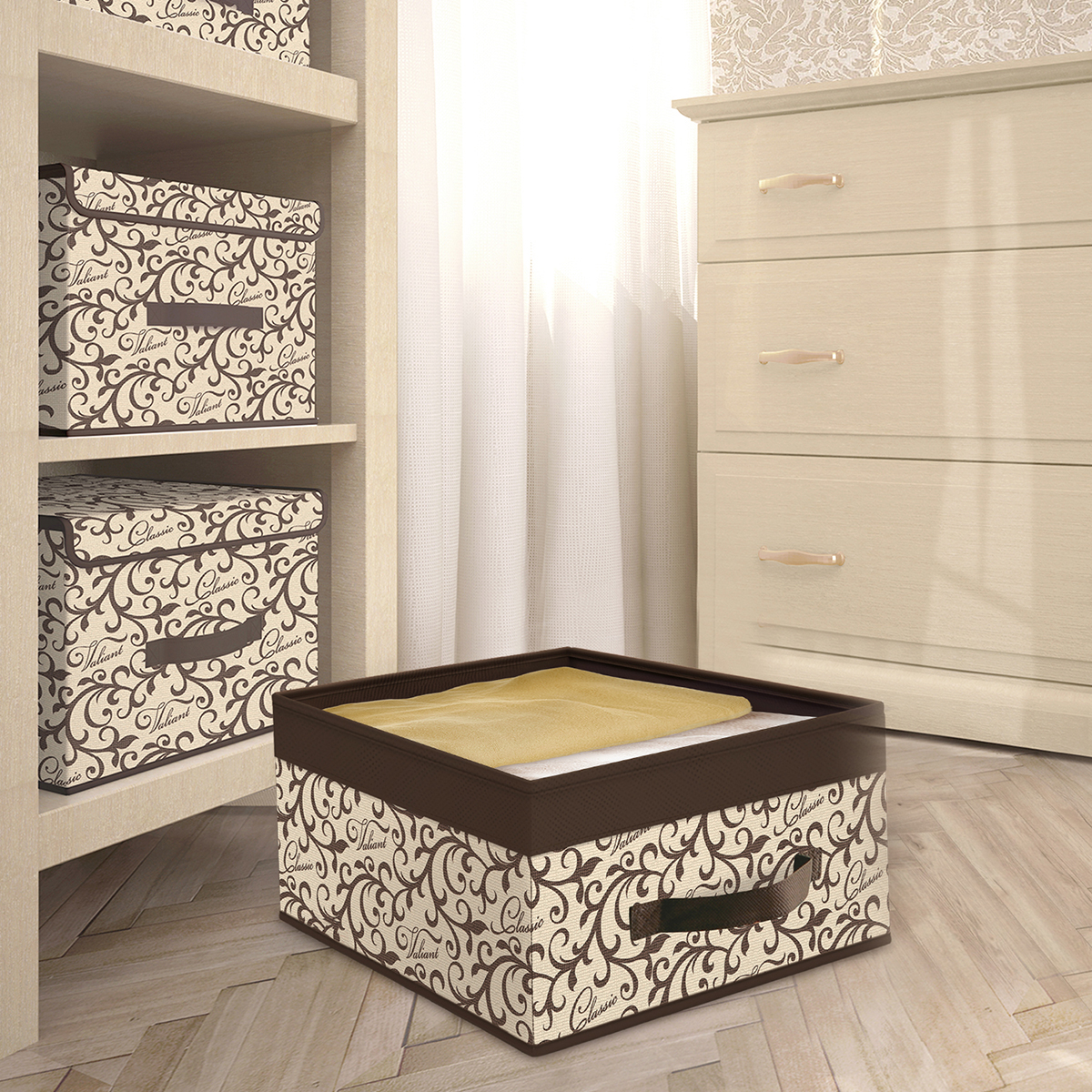 Короб для хранения "classic" 35*25*16 см (1/18) "valiant" cl-box-m