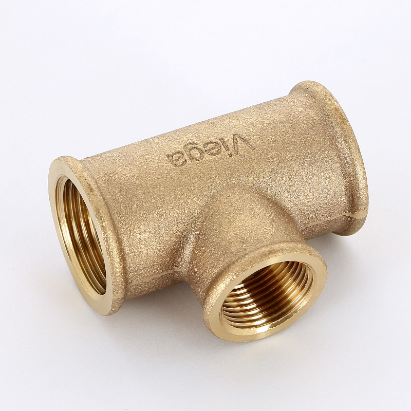 Тройник резьбовой (ВР) 2" x 1" x 2" бронза VIEGA (650773)