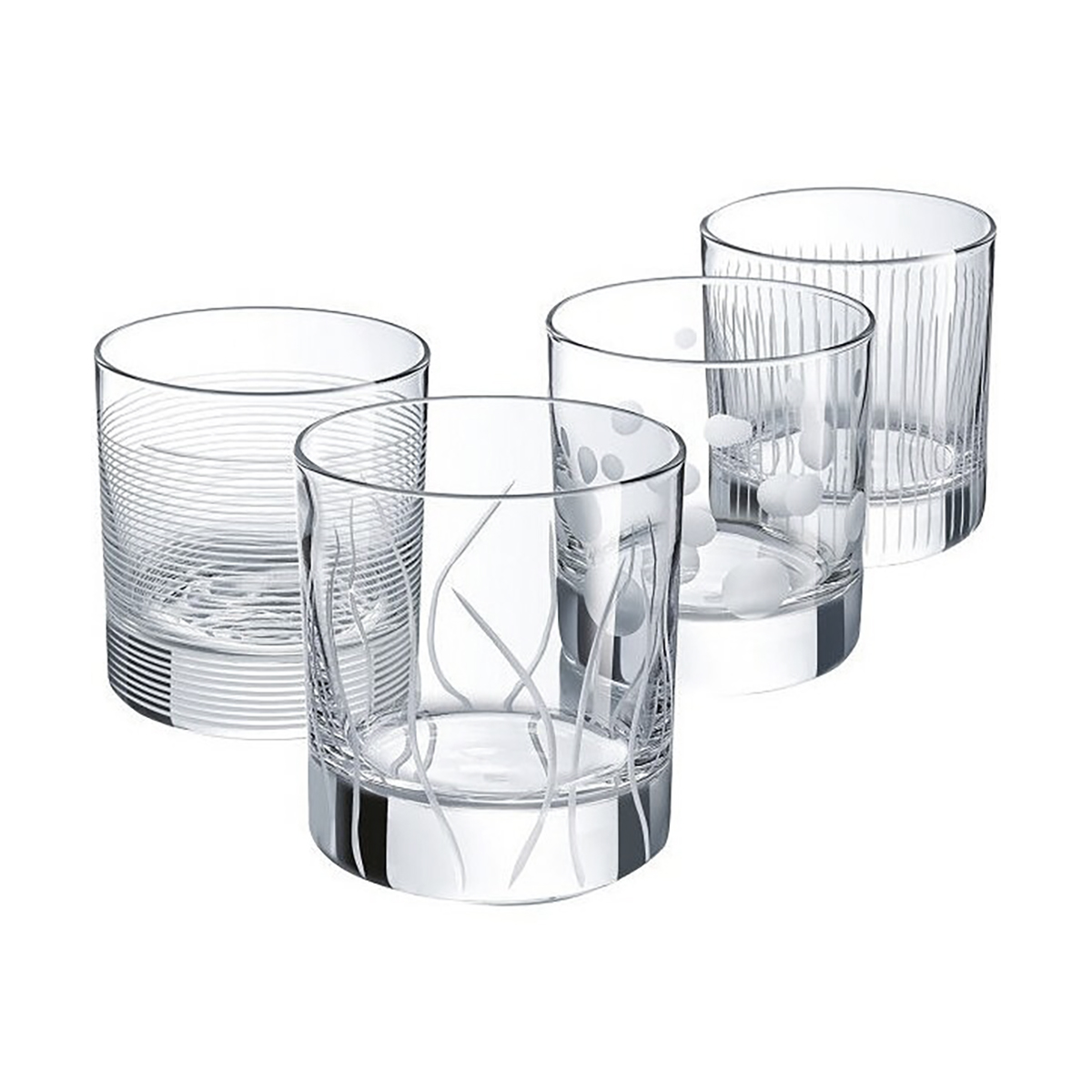 Стакан низкий "лаунж клаб" 300 мл (набор 4 шт.) (1/4) "luminarc"