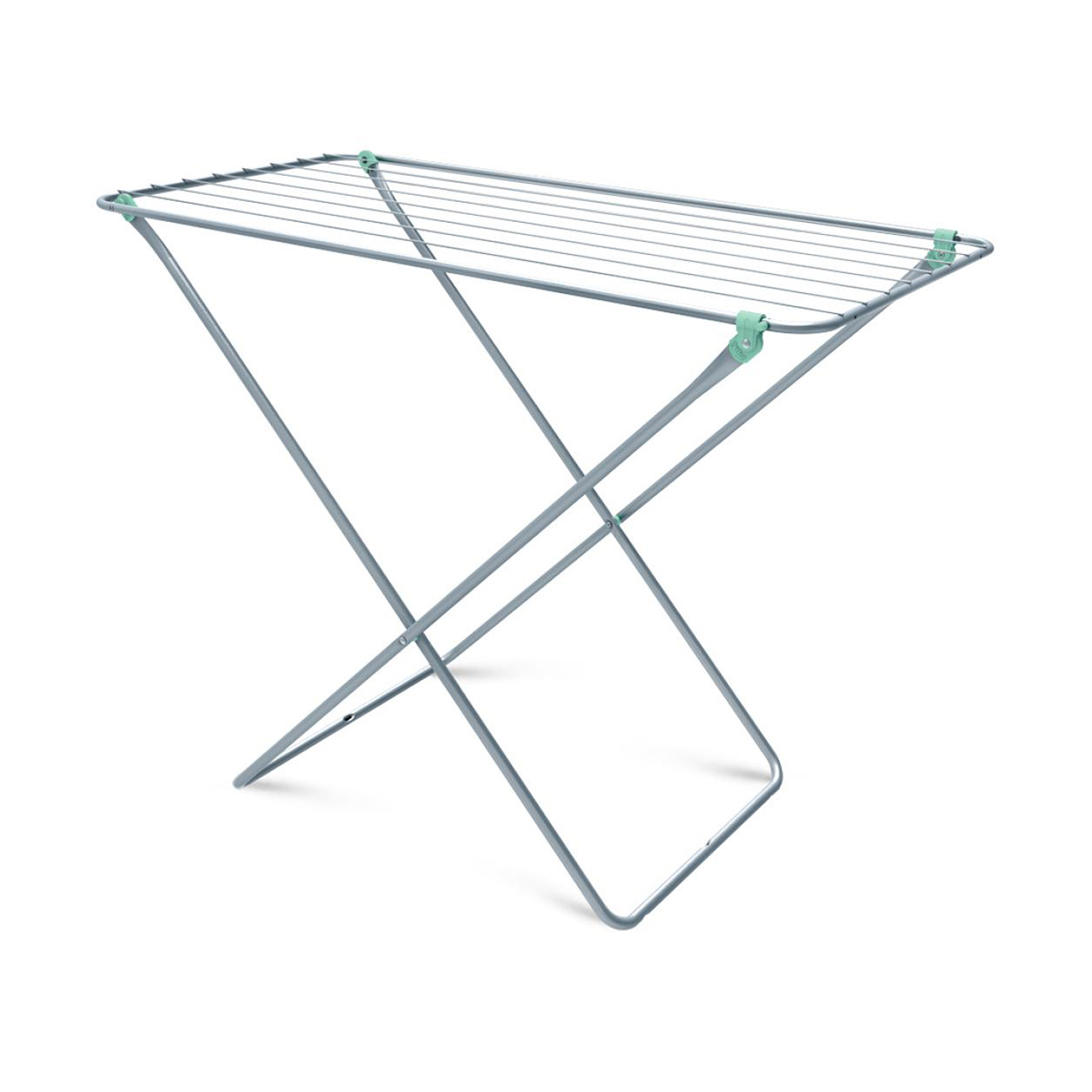 Сушилка для белья напольная складная (суш. полотно 10 м) серебро (1/5) сб3  "ника"