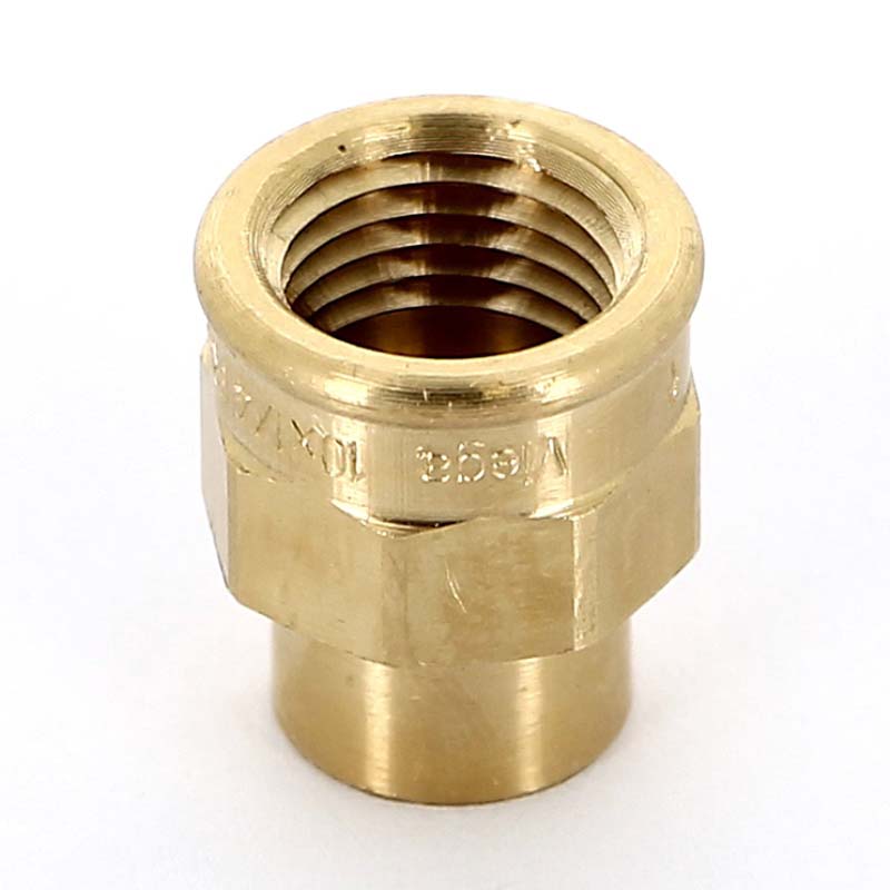 Муфта переходная 10 x 1/4" VIEGA пайка ВР бронза