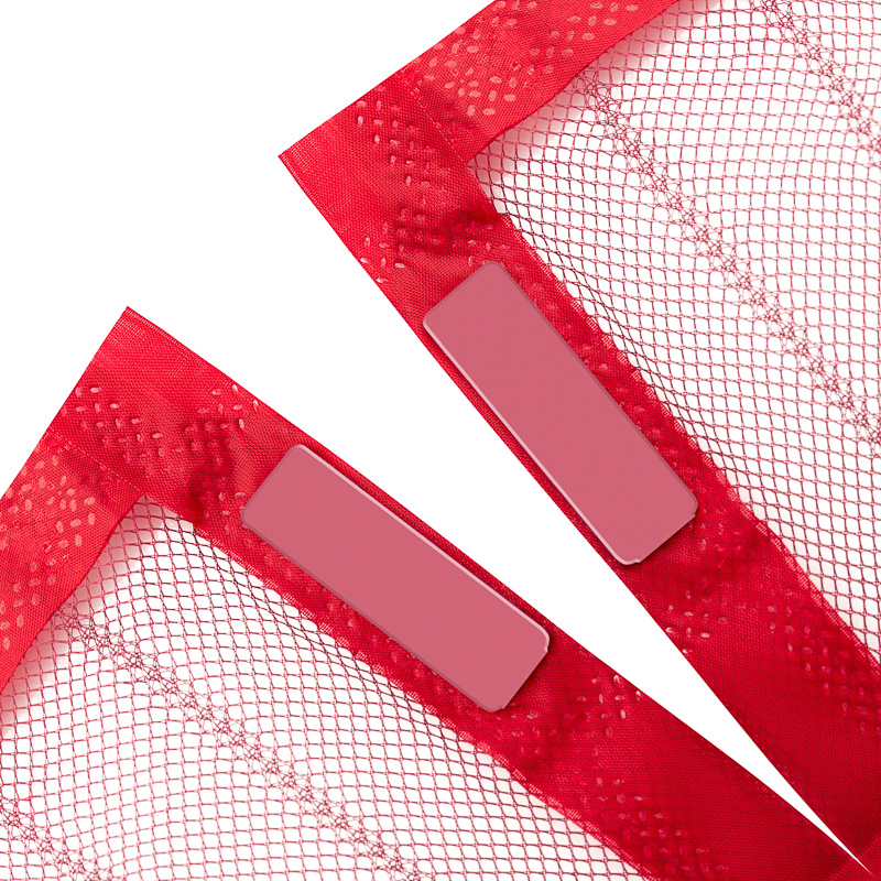 Сетка москитная 1*2,1 м (розовая, на магнитах) (1/60) "rexant" 71-0222