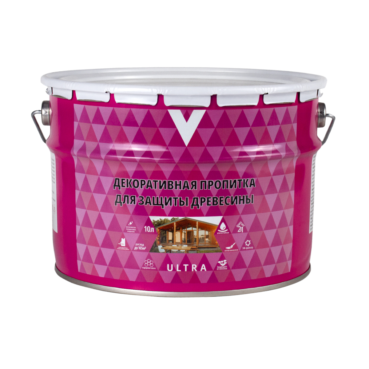 Пропитка декоративная "ultra" палисандр 10 л (1) "v"