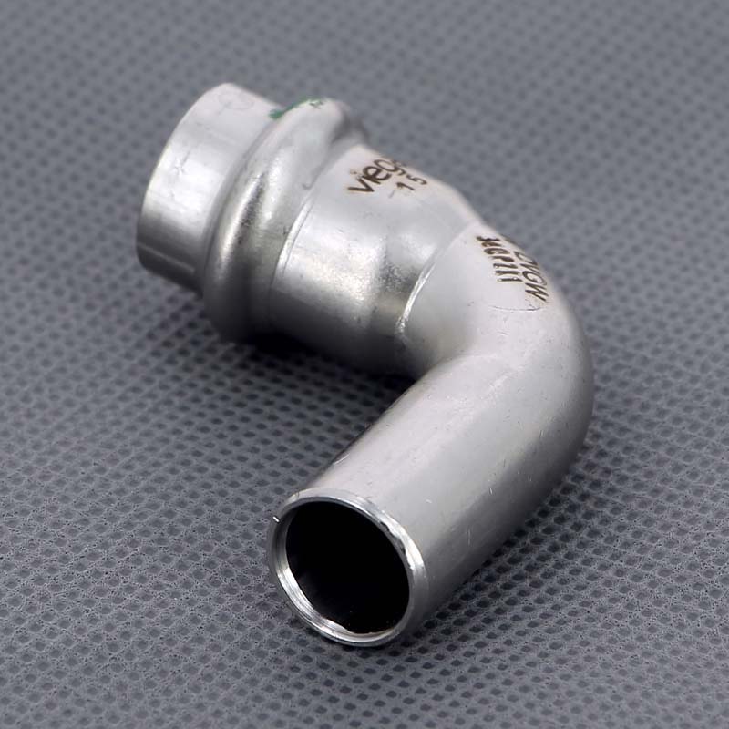 Угол-вставка пресс 15 нержавеющая сталь Sanpress Inox VIEGA