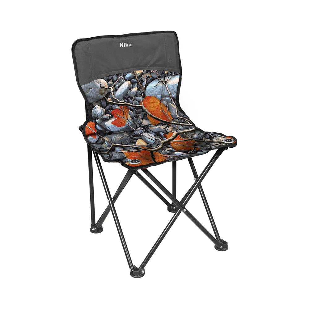Стул "премиум 3" складной сиденье двухслойн.ткань 40 х 40 см (камни, кленов. листья) (1/5) псп3/4