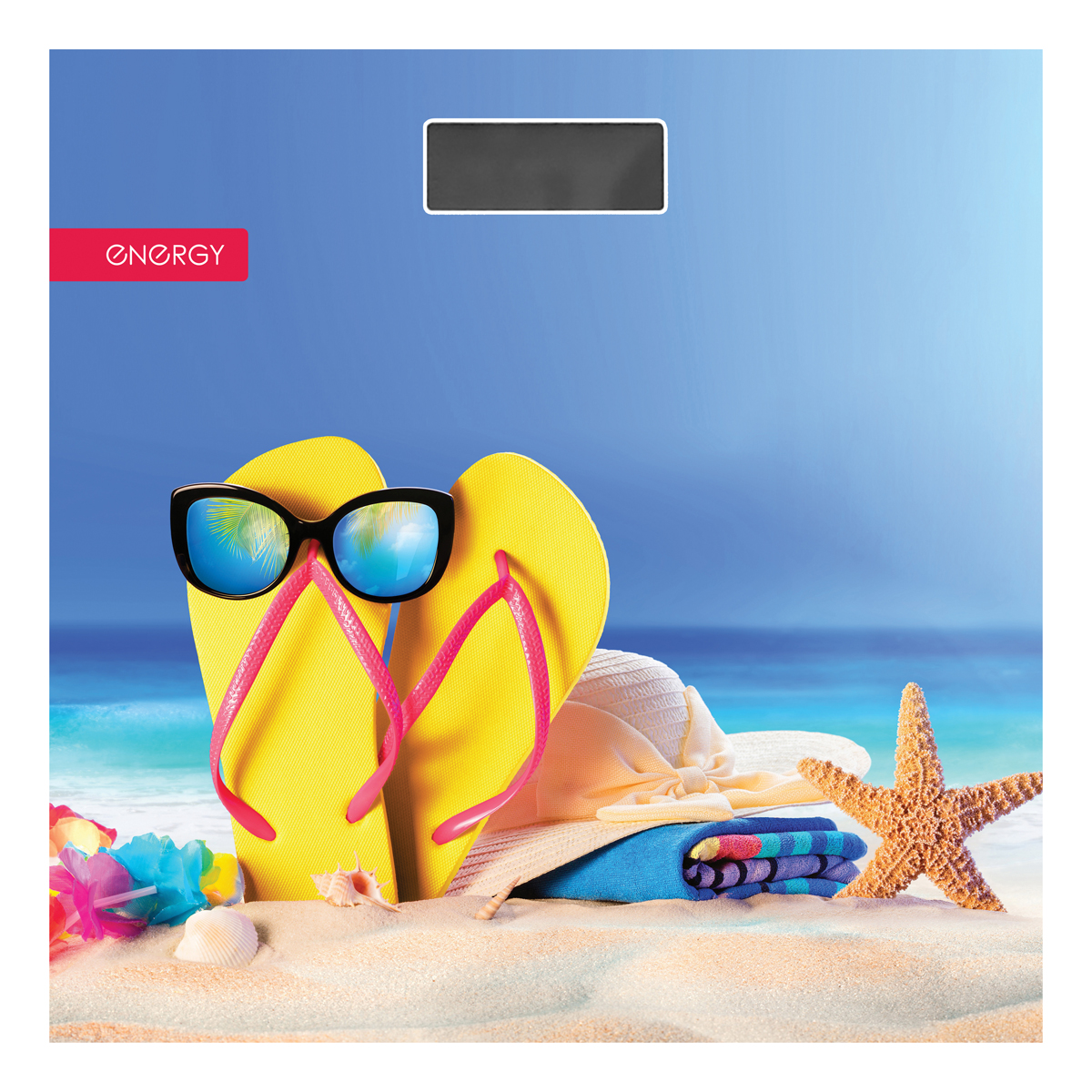 Весы напольные электронные "energy" en-419f (пляж) (1/6)