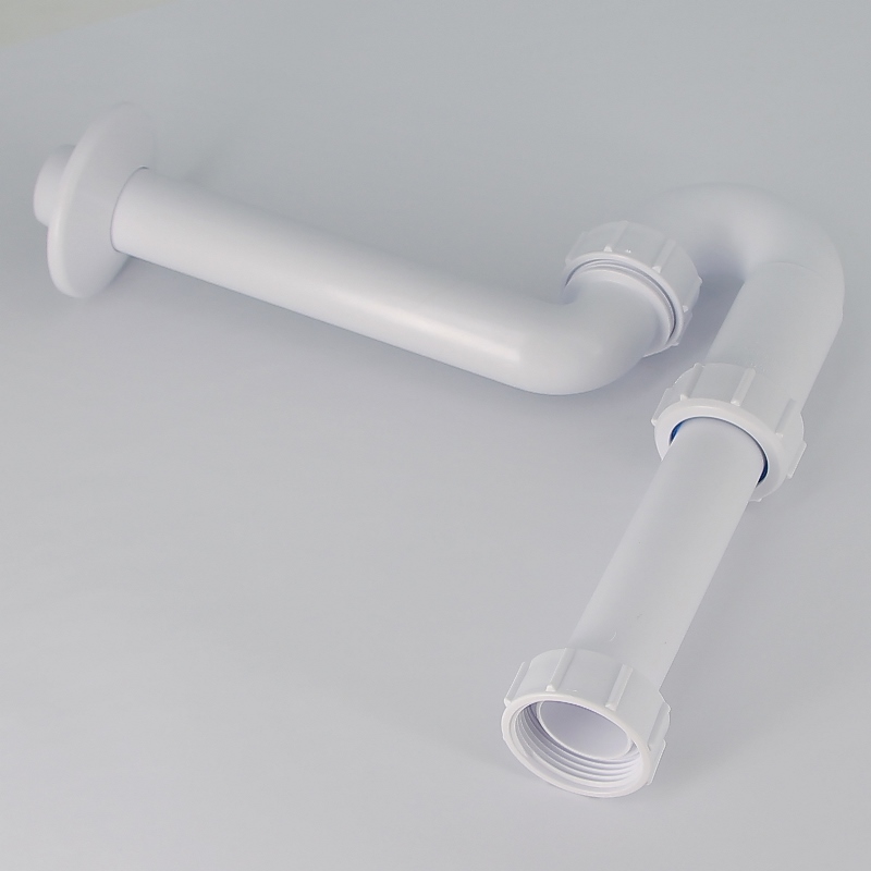 Сифон McALPINE трубный 1 1/4" х 32 мм без вып. с отв. трубой 32 мм и отражателем, выход 32 мм