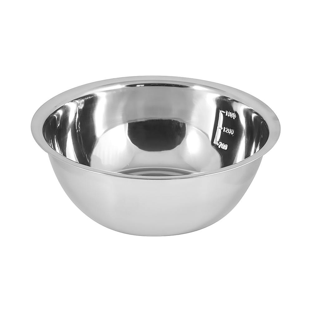 Миска нержав. bowl-23, 1,7 л с расшир. краями d=23 см (1/100) "mallony"