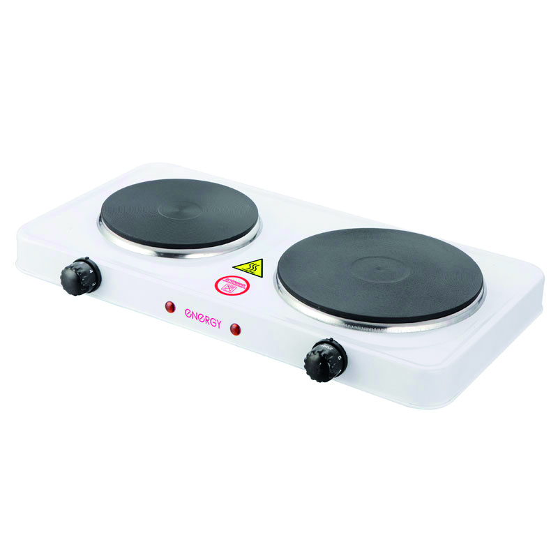 Плита электр. 2-конфор. (чугун) "energy" en-903 (белый) (1/5)