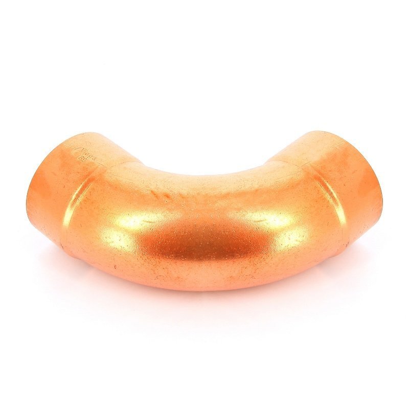 Отвод двухраструбный 90° VIEGA пайка 89 мм медный