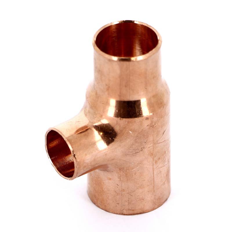 Тройник переходной под пайку 28 х 18 х 22 мм VIEGA медный