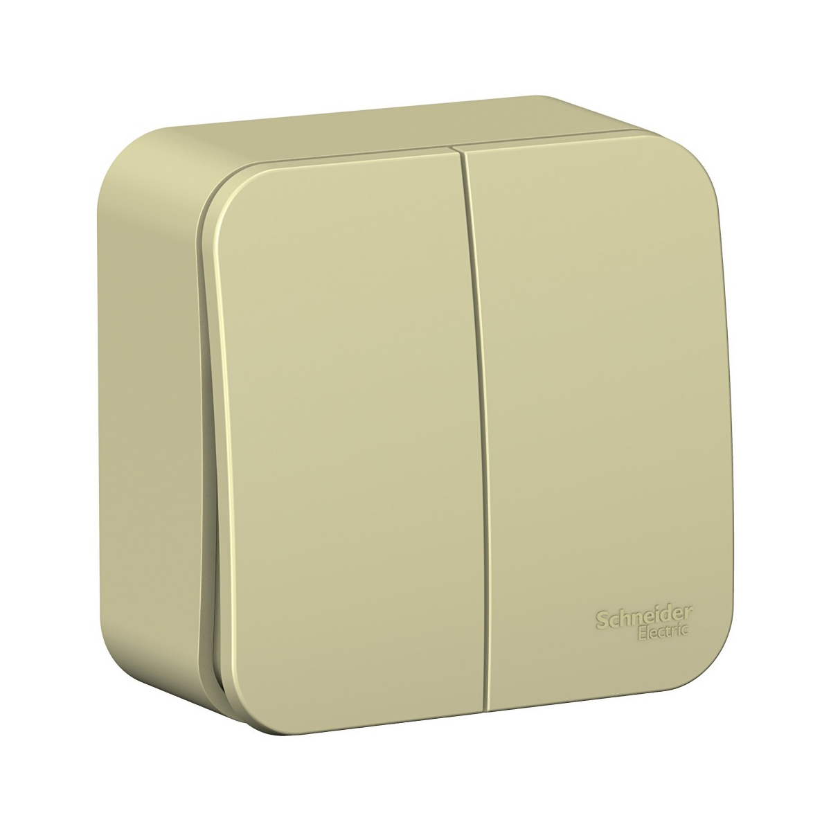 Выключатель открыт. уст. "blanca" 2-х кл. 10а, бежевый (1/15/30) "schneider"