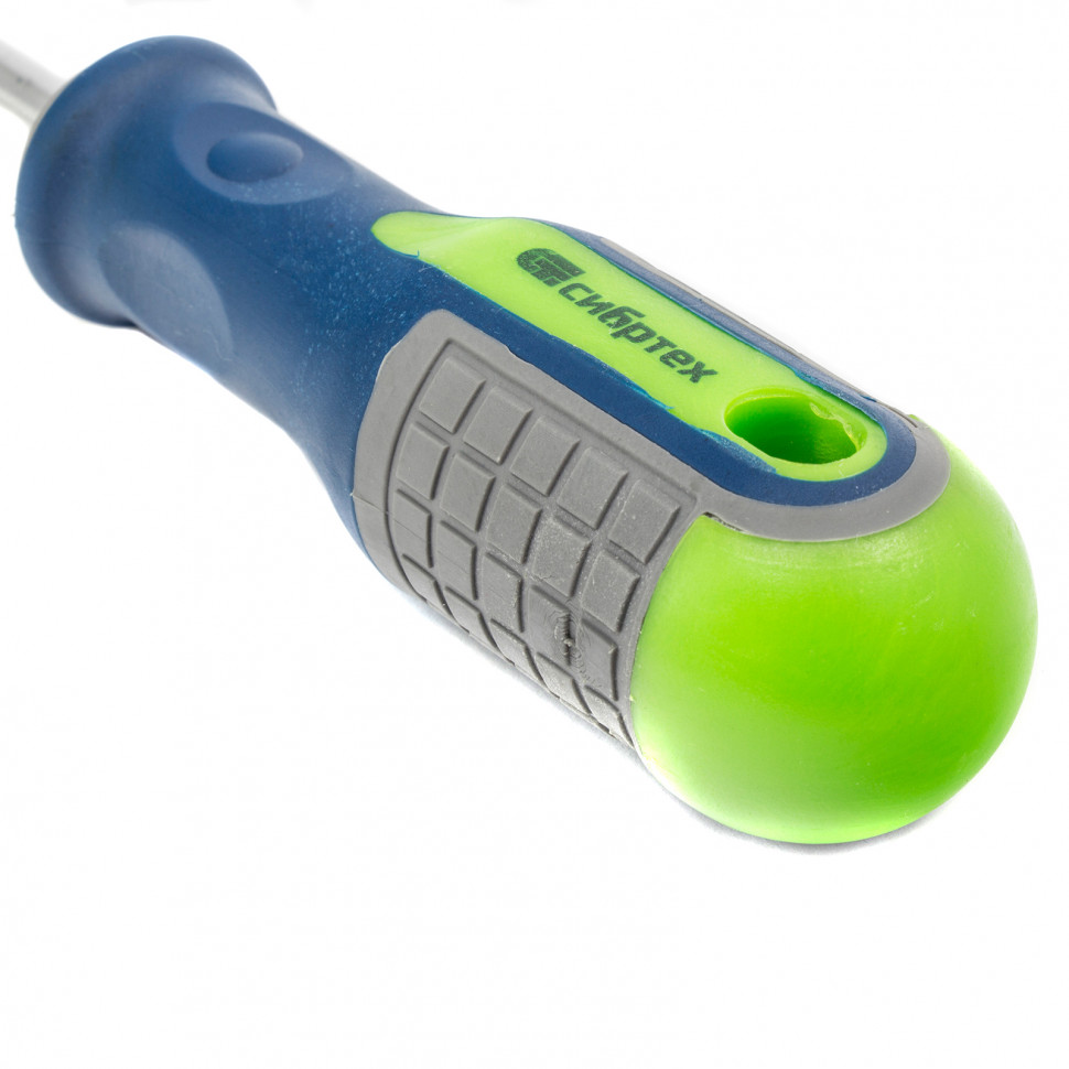 Отвертка, SL8 х 150 мм, CrV, трехкомпонентная рукоятка Сибртех (11821)