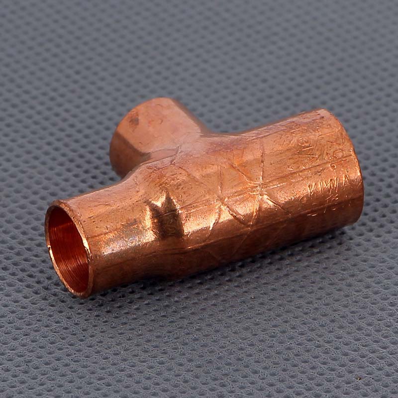 Тройник переходной под пайку 15 х 12 х 12 мм VIEGA медный