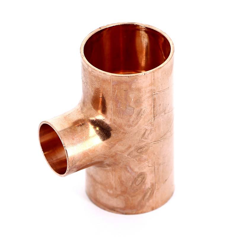 Тройник переходной под пайку 35 х 22 х 35 мм VIEGA медный