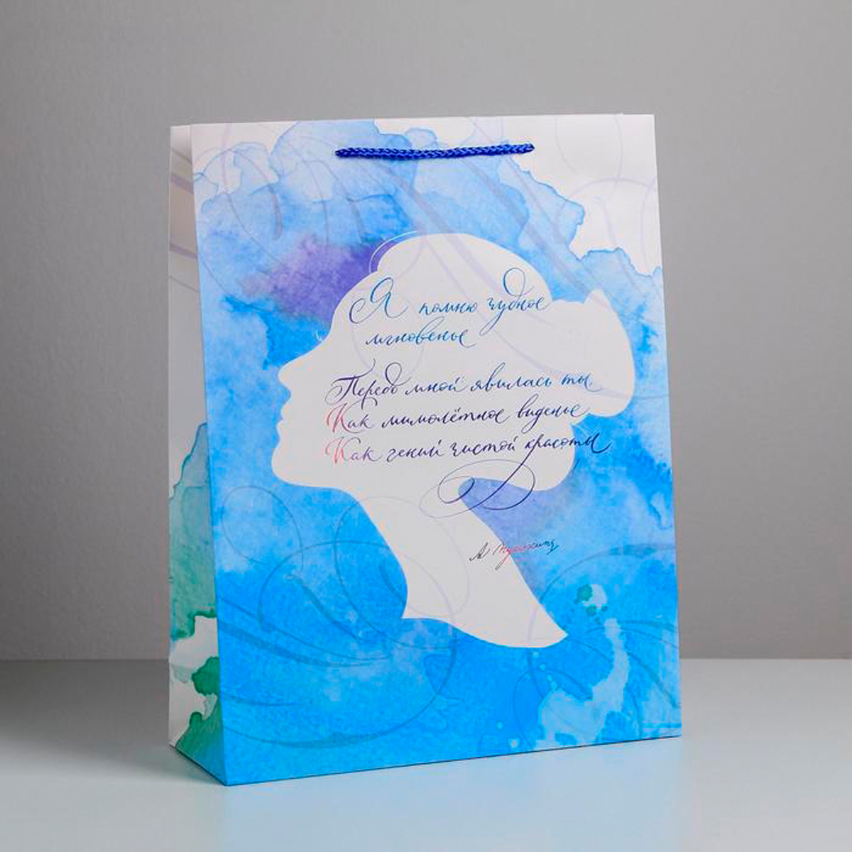 Пакет подарочный ламинир. "чудное мгновенье" 31*40*11,5 см (1/6/132) "дарите счастье" 4733863