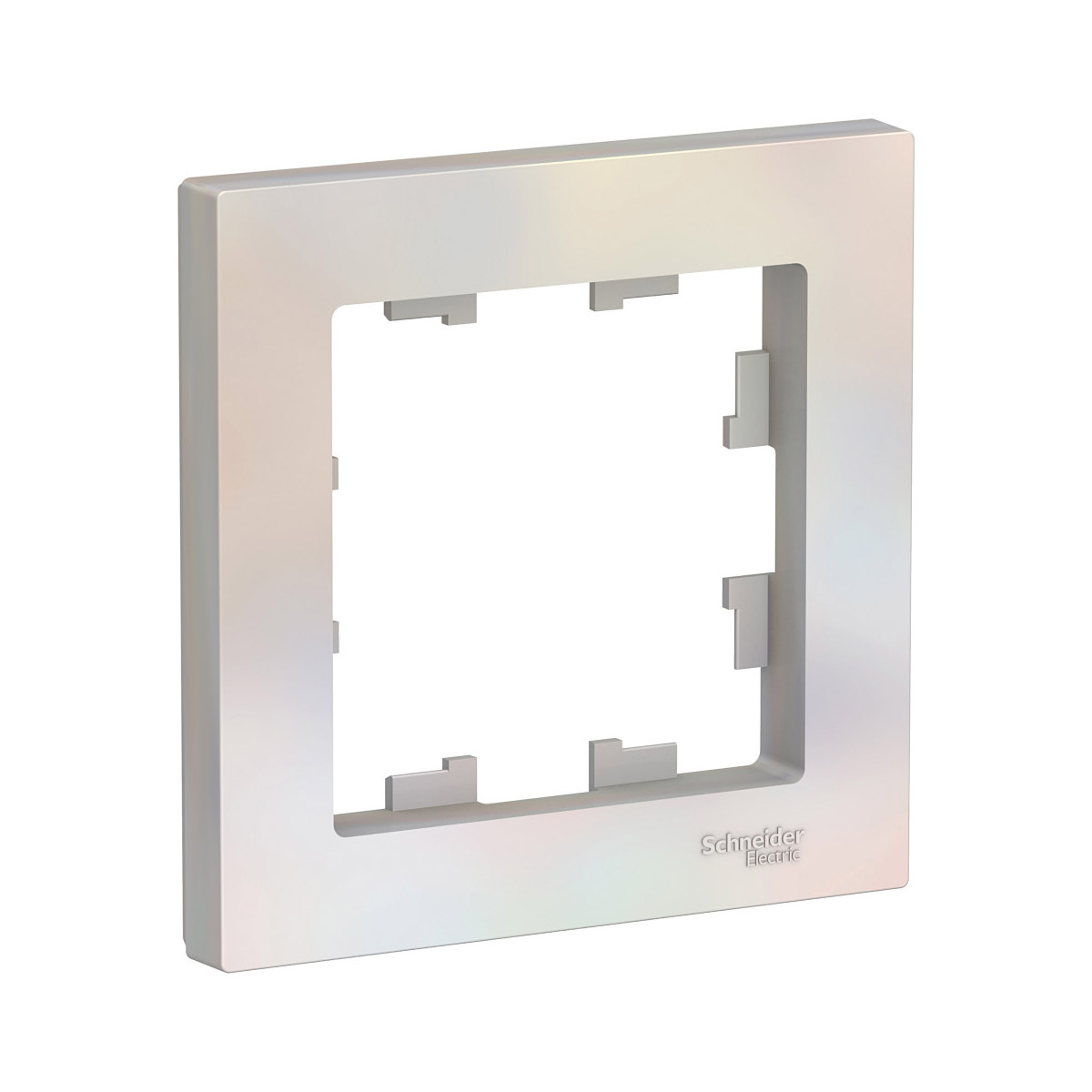 Рамка "atlasdesign" 1 местн. универс., жемчуг (1/20/120) "schneider"