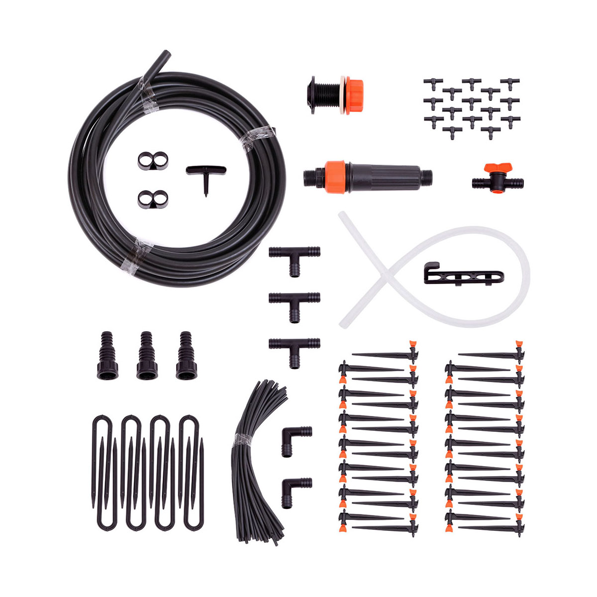 Капельный полив от емкости "жук" 60 растений (тепличный). Система полива жук. Комплект капельного полива жук 60 растений. Система полива жук. Система полива жук.