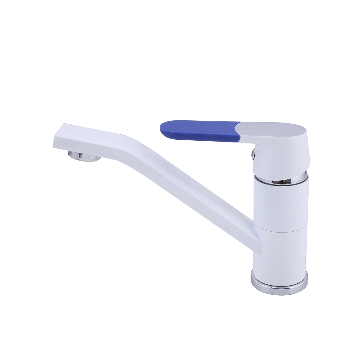 Смеситель для кухни f4534, белый/хром (1/10) "frap"