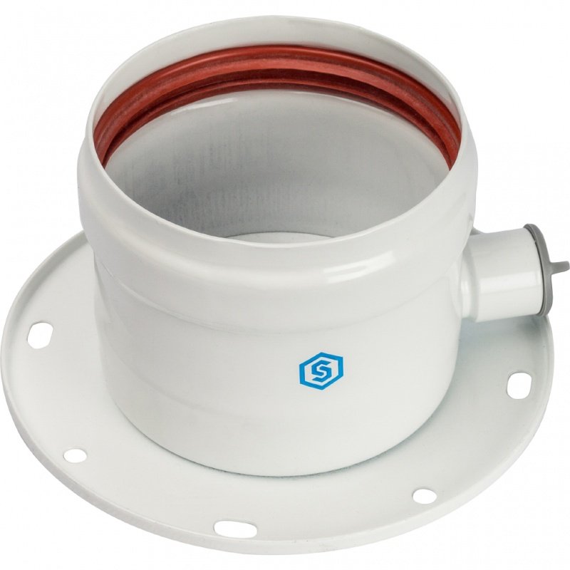 Адаптер для дымоходов D=80 с ревизией STOUT