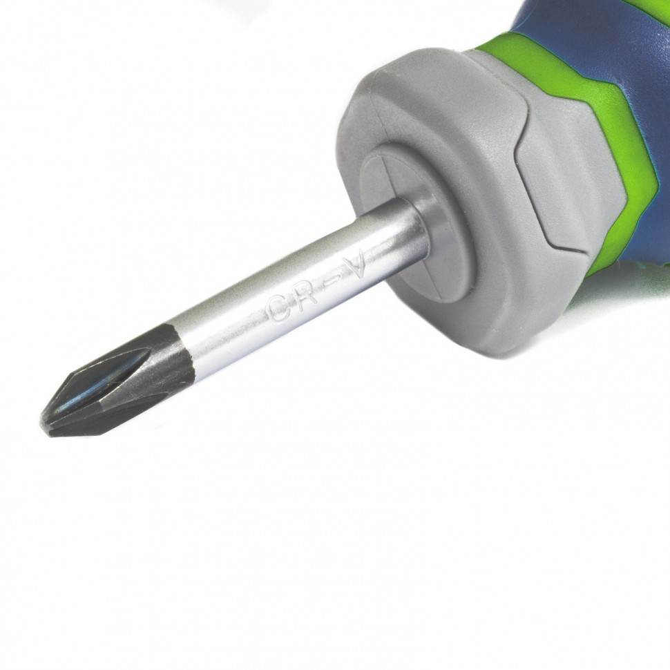 Отвертка PH2 х 38 мм, CrV, четырехкомпонентная рукоятка Сибртех (12270)