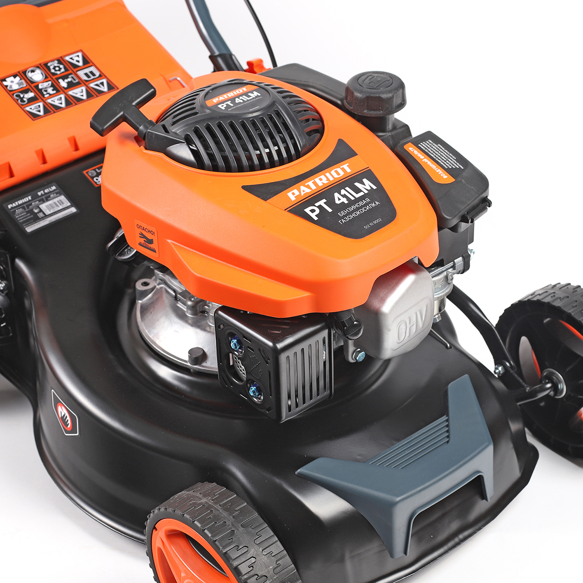 Газонокосилка бензиновая pt-41lm 40 л (1) "patriot" 512109002