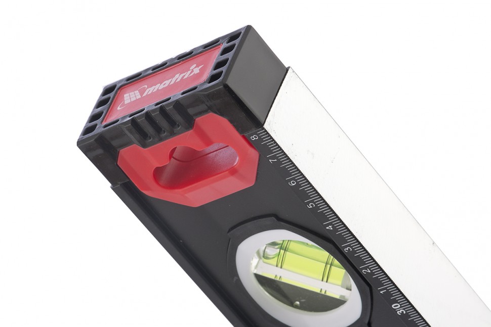 Уровень алюминиевый, усиленный, фрезерованный, 3 глазка, 400 мм Matrix (34360)