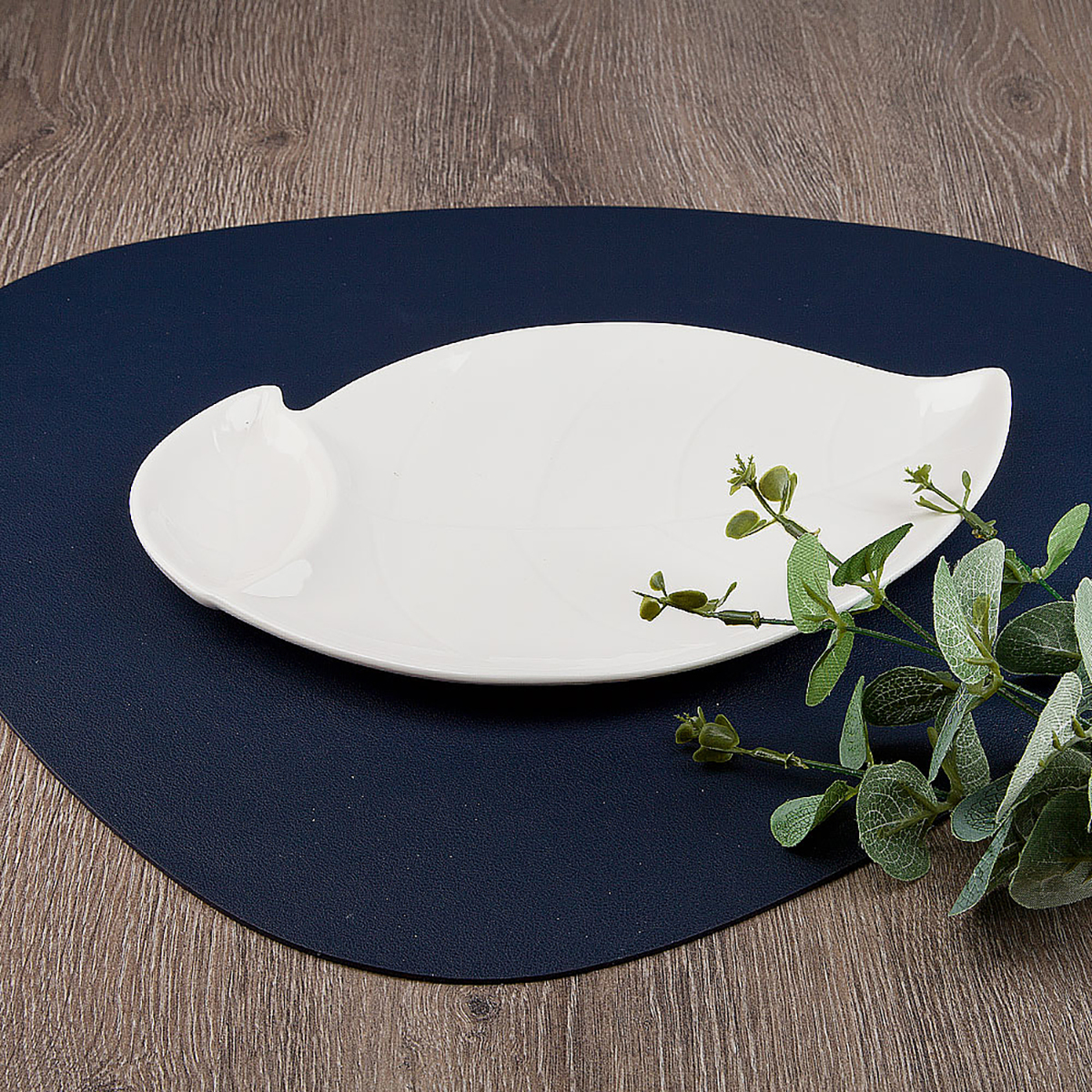 Блюдо сервировочное "маршмеллоу" 28*17*2 см, фарфор (1/12/36) "nouvelle home" 0530102